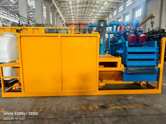  mud recycling system, mud recycler, mud mixer, mixing tank